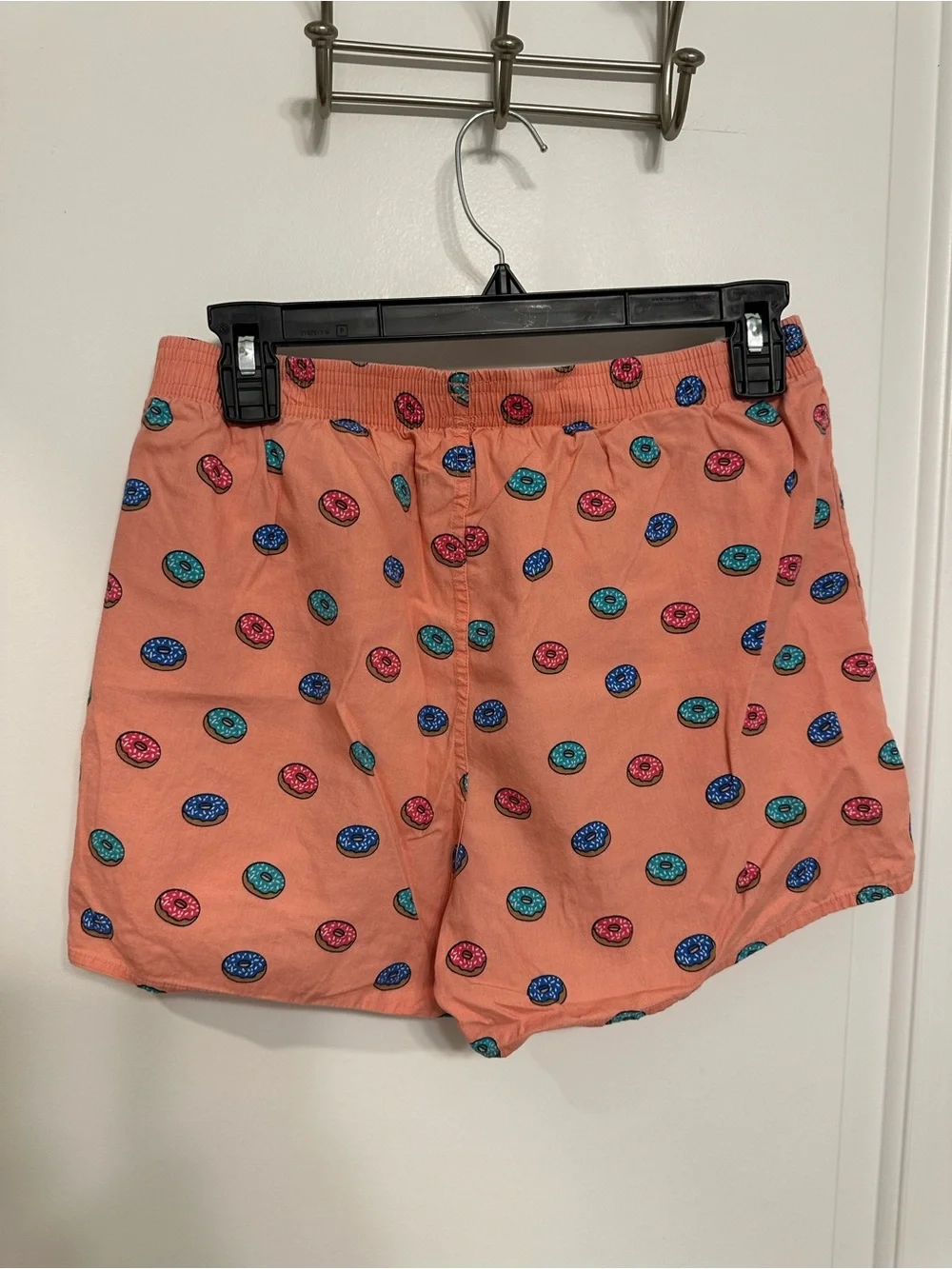 Donut print men’s shorts
